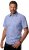 JP1880 Short Sleeve Check Print Traditional Shirt Blue - Cămăși - Cămăși Bărbați Mărimi Mari