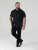 D555 James Cămașă Oxford Cu Mânecă Scurtă TALL Neagră - TALL cămăși - 