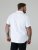 D555 James Cămașă Oxford Cu Mânecă Scurtă TALL Albă - TALL cămăși - 