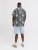 Jack & Jones Honolulu Short Sleeve Resort Shirt Black - Cămăși - Cămăși Bărbați Mărimi Mari