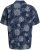 Jack & Jones Alfredo Shirt Short Sleeve Blue - Cămăși cu mânecă scurtă - Cămăși Bărbați maneca scurta mărimi mari