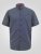 D555 Melrose Navy Icon AOP Button Down Collar Short Sleeve Navy - Cămăși cu mânecă scurtă - Cămăși Bărbați maneca scurta mărimi mari