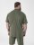 D555 Connor Stretch Cuban Collar Reosrt Short Sleeve Shirt Khaki - Cămăși - Cămăși Bărbați Mărimi Mari