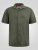 D555 Connor Stretch Cuban Collar Reosrt Short Sleeve Shirt Khaki - Cămăși - Cămăși Bărbați Mărimi Mari