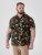 D555 Gordon Hawaiian AOP Cuvan Collar Resort Short Sleeve Black - Cămăși - Cămăși Bărbați Mărimi Mari