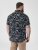 D555 Rick Geometric Print Short Sleeve Shirt Navy - Cămăși - Cămăși Bărbați Mărimi Mari