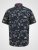 D555 Rick Geometric Print Short Sleeve Shirt Navy - Cămăși - Cămăși Bărbați Mărimi Mari