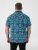 D555 Hawkins Printed Cuban Collar Resort Short Sleeve Shirt Teal - Cămăși - Cămăși Bărbați Mărimi Mari