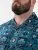 D555 Hawkins Printed Cuban Collar Resort Short Sleeve Shirt Teal - Cămăși - Cămăși Bărbați Mărimi Mari