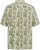 North Latitude 61310 Cămașă din Vâscoză cu Print Integral Verde Măsliniu - Cămăși - Cămăși Bărbați Mărimi Mari