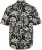 JP1880 Skull Pattern Jersey Short Sleeve Shirt Black - Cămăși - Cămăși Bărbați Mărimi Mari