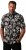 JP1880 Skull Pattern Jersey Short Sleeve Shirt Black - Cămăși - Cămăși Bărbați Mărimi Mari