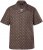 JP1880 Boxy Cuba Short Sleeve Shirt Brown - Cămăși - Cămăși Bărbați Mărimi Mari