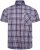 Kam Jeans 6339 Checked Short Sleeve Shirt Blue - Cămăși - Cămăși Bărbați Mărimi Mari