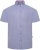 Kam Jeans 6340 Linen Mix Short Sleeve Shirt Blue - Cămăși - Cămăși Bărbați Mărimi Mari