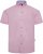 Kam Jeans 6340 Linen Mix Short Sleeve Shirt Pink - Cămăși - Cămăși Bărbați Mărimi Mari