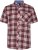 Kam Jeans 6368 Checked Short Sleeve Shirt Red - Cămăși - Cămăși Bărbați Mărimi Mari