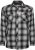 Kam Jeans 6352 Western Twin Pocket Long Sleeve Shirt Charcoal - Cămăși - Cămăși Bărbați Mărimi Mari