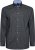 Kam Jeans 6362 All Over Eye Print Long Sleeve Navy - Cămăși - Cămăși Bărbați Mărimi Mari