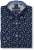 Kam Jeans 6364 All Over Floral Print Long Sleeve Shirt Navy - Cămăși - Cămăși Bărbați Mărimi Mari