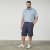 North Latitude Cool Effect Comfort Fit Shorts Blue - Pantaloni scurți - Pantaloni Scurți Mărimi mari Bărbați 