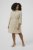Kaffe Curve Milla Short Shirt Dress Chinchilla/Chalk Stripe - Rochii mini - 