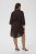 Kaffe Curve Mille Short Shirt Dress Black Coffee Brown - Rochii mini - 
