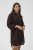 Kaffe Curve Mille Short Shirt Dress Black Coffee Brown - Rochii mini - 