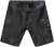 JP1880 Leather Shorts Cargo Pockets Lamb Nappa Leather Black - Pantaloni scurți - Pantaloni Scurți Mărimi mari Bărbați 
