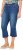 Ulla Popken Cropped Flared Eyelet Jeans Denim Blue - Blugi & Pantaloni pentru Femei Mărimi Mari – Plus Size - 