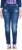 Ulla Popken Lightly Distressed Stretch Fit Jeans Blue Denim - Blugi & Pantaloni pentru Femei Mărimi Mari – Plus Size - 