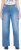 Ulla Popken Extra Wide Leg Stretch Fit Jeans Light Blue - Blugi & Pantaloni pentru Femei Mărimi Mari – Plus Size - 