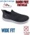 D555 Huddersfield Kingsize Hands Free Slip On with Knitted Top Shoes Black - Sneakers & adidași - 