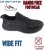 D555 Doncaster Kingsize Hands Free with Faux Laces Black - Sneakers & adidași - 