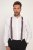 JP1880 Suspenders with Adjustable Length Burgundy Red - Accesorii - 