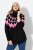 Ulla Popken Neon Alpine Pattern Long Sleeve Turtleneck Sweater Light Pink - Pulovere & hanorace - Bluze, Hanorace & Tricotaje Comode