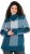 Ulla Popken Grand Check Long Sleeve Sweater Teal - Pulovere & hanorace - 