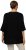 Ulla Popken Oversized 3/4 Sleeve V-Neck Sweater Black - Pulovere & hanorace - 