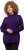Ulla Popken Long Sleeves Mock Turtleneck Sweater Deep Violet - Pulovere & hanorace - 