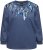 Ulla Popken Sequined Neck Long Sleeve Sweatshirt Ink Blue - Pulovere & hanorace - 