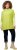 Ulla Popken Oversized Knit Sweater Vest Lime Green - Pulovere & hanorace - 