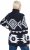 Ulla Popken Aztec-Inspired Long Sleeve Turtleneck Sweater Navy - Pulovere & hanorace - 