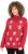Ulla Popken Gingerbread Men Sweater Salsa Red - Pulovere & hanorace - 