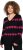 Ulla Popken Heart Print Long Sleeve V-Neck Sweater Black - Pulovere & hanorace - 