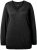 Ulla Popken Soft Fine Knit Pullover V-Neck Sweatshirt Black - Pulovere & hanorace - 