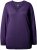 Ulla Popken Soft Fine Knit Pullover V-Neck Sweatshirt Deep Violet - Pulovere & hanorace - 