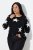 Ulla Popken Glitter Stars Soft Knit Sweater Black - Pulovere & hanorace - Bluze, Hanorace & Tricotaje Comode