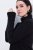 Ulla Popken Turtleneck Sweater with Ribbed Inserts Black - Pulovere & hanorace - Bluze, Hanorace & Tricotaje Comode