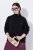 Ulla Popken Turtleneck Sweater with Ribbed Inserts Black - Pulovere & hanorace - Bluze, Hanorace & Tricotaje Comode
