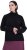 Ulla Popken Turtleneck Sweater with Ribbed Inserts Black - Pulovere & hanorace - 